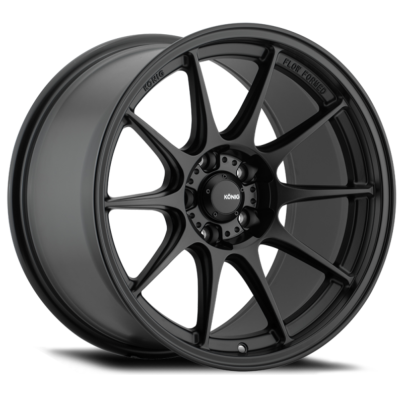 Konig Dekagram 19x9.5B 5x114.3 ET35 Semi-Matte Black Konig