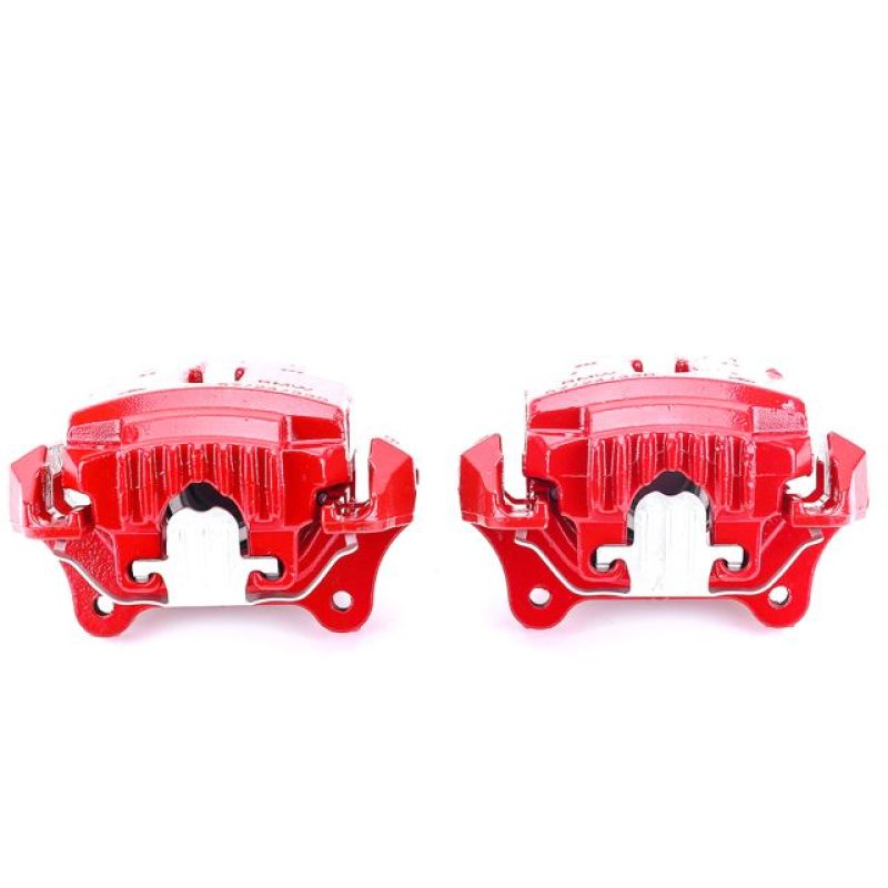 Power Stop 2006 BMW 330i Front Red Calipers w/Brackets - Pair PowerStop