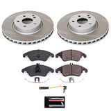 Power Stop 2016 Mercedes-Benz SLK300 Front Semi-Coated Rotor Kit