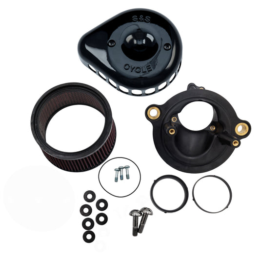 S&S Cycle M8 Gen 2 Models Stealth Air Cleaner Kit w/ 1in Filter Mini-Teardrop 58/64/68mm TB - GB