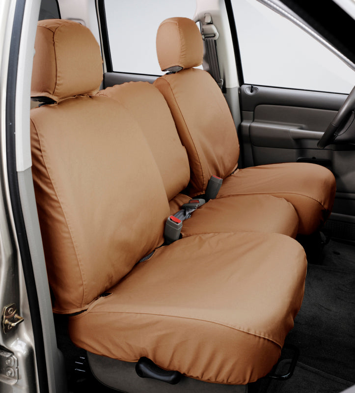 Covercraft 04-06 Ford F150 Polycotton SeatSaver Custom Front Row Seat Covers - Tan