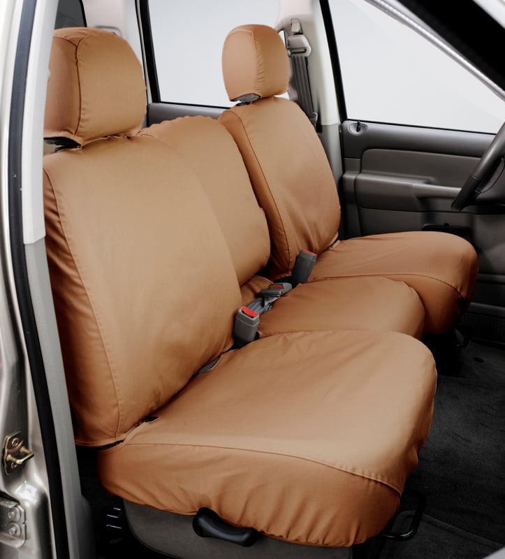 Covercraft 15-24 Ford Edge Carhartt Camo SeatSaver Custom Front Row Seat Covers - Mossy Oak