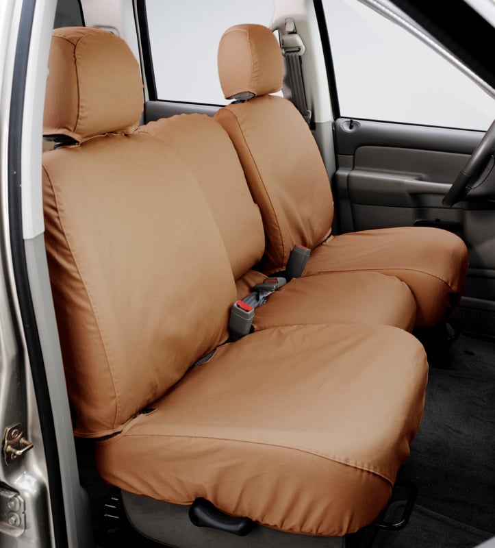 Covercraft 15-22 Chevrolet Colorado Polycotton SeatSaver Custom Second Row Seat Covers - Charcoal