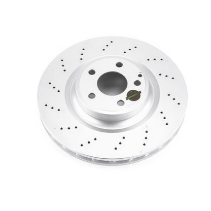 Power Stop 17-18 Mercedes-Benz SLC300 Front Evolution High Carbon Geomet Coated Rotor PowerStop