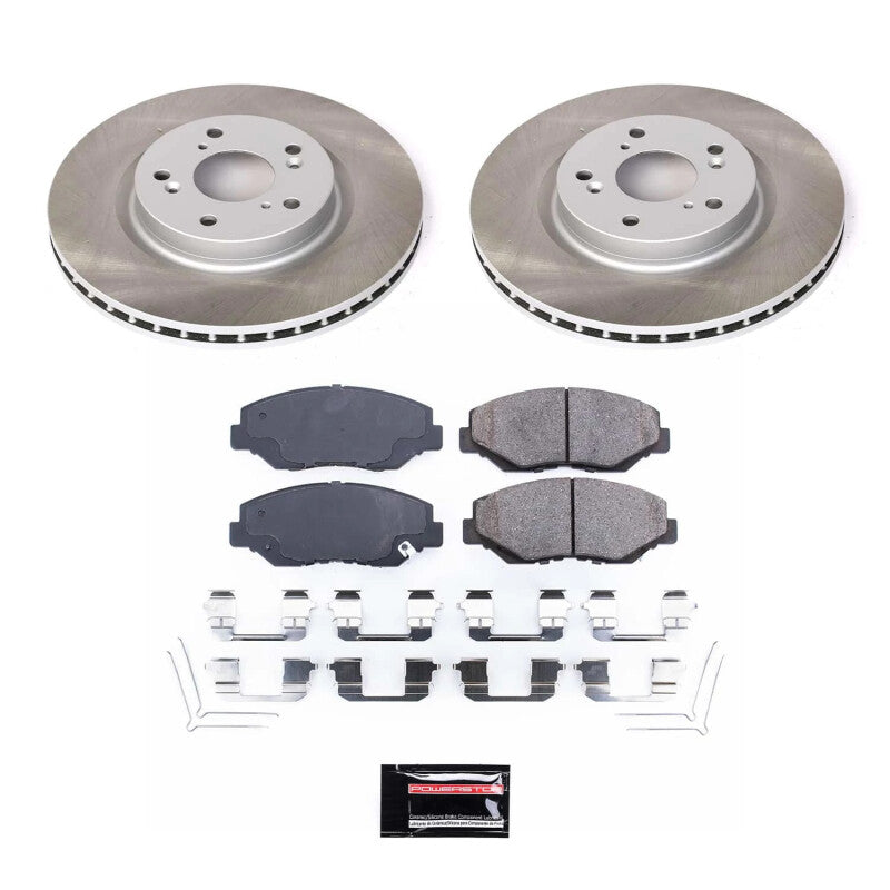 Power Stop 12-16 Honda CR-V Front Semi-Coated Rotor Kit PowerStop