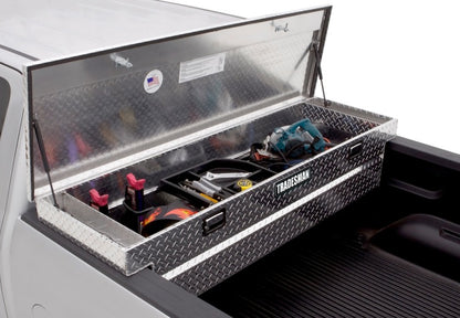 Tradesman Aluminum Single Lid Cross Bed Truck Tool Box (63in.) - Brite Tradesman