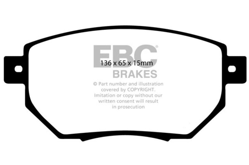 EBC Ultimax2 Front Brake Pads - UD969 EBC