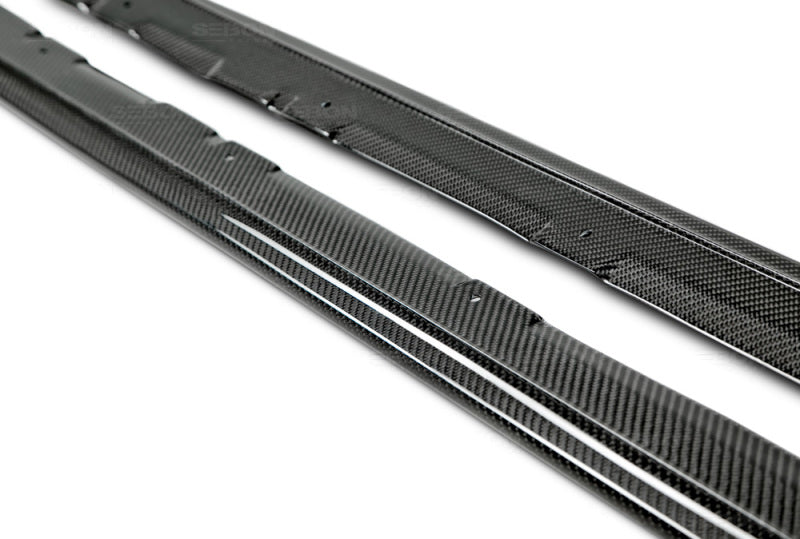 Seibon MB-style carbon fiber side skirts for 2015-2021 Subaru WRX/STi (Pair) - SS15SBIMP-MB