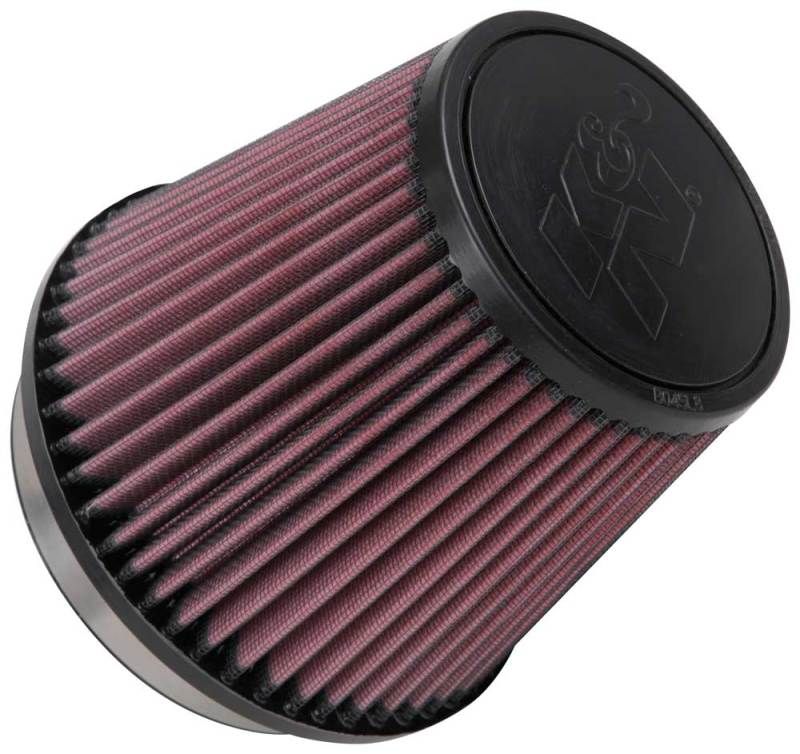 K&N Filter Universal Rubber Filter 5in Flange 6.5in Base 4.5in Top 5.5in Height K&N Engineering