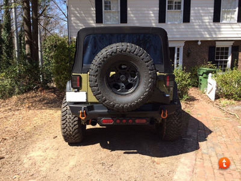 Spyder Jeep Wrangler 07-15 LED Tail Lights Smoke ALT-YD-JWA07-LED-SM SPYDER