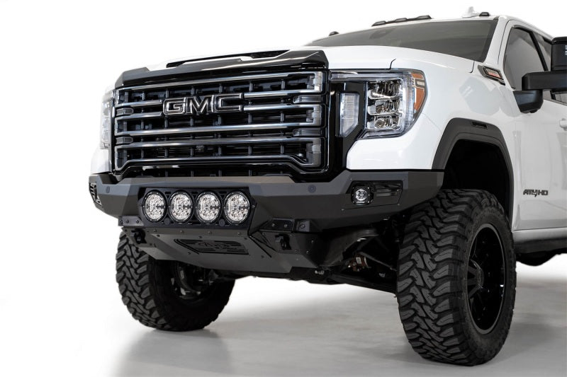 Addictive Desert Designs 20-23 GMC Sierra 2500/3500 Bomber Front Bumper - Black Addictive Desert Designs