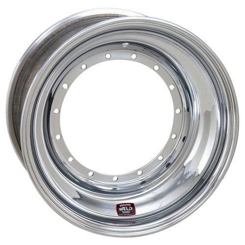 Weld Sprint Direct Mount 15x9 / 5x9.75 BP / 4in. BS Polished Assembly - No Beadlock / 6-Dzus Cover