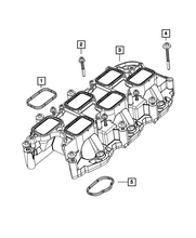 Load image into Gallery viewer, OEM Mopar 2018 Cherokee Intake-Manifold Plenum Gasket (5281823AA) X1