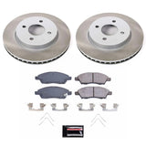 Power Stop 14-19 Nissan Versa Note Front Semi-Coated Rotor Kit