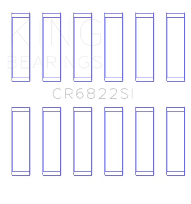 King Engine Bearings Chrysler 226 (3.7L) (Size +0.25mm) Connecting Rod Bearing Set