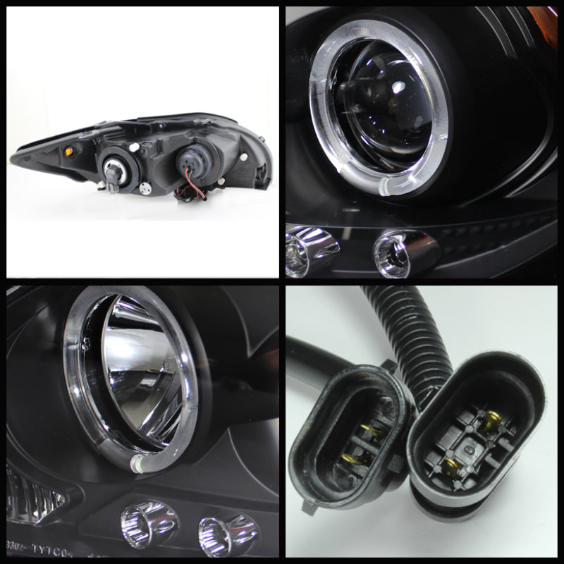 Spyder Scion TC 08-10 Projector Headlights LED Halo -Replaceable LEDs Blk PRO-YD-TTC08-HL-BK SPYDER