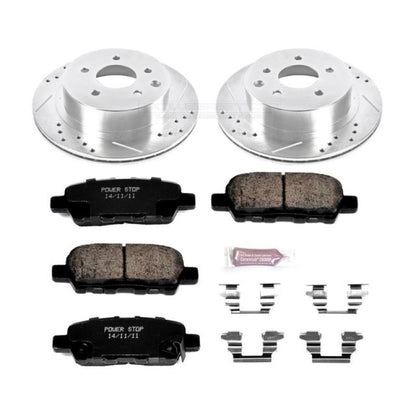 Power Stop 11-19 Nissan Leaf Rear Z23 Evolution Sport Brake Kit PowerStop