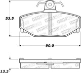 StopTech Premium Ceramic Brake Pads - 308.03910