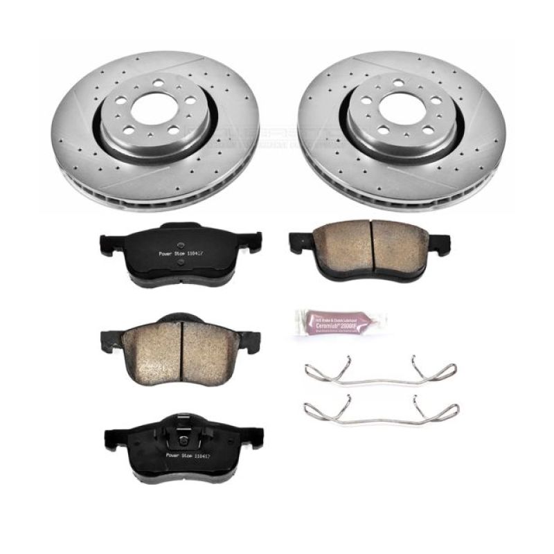 Power Stop 01-09 Volvo S60 Front Z23 Evolution Sport Brake Kit PowerStop