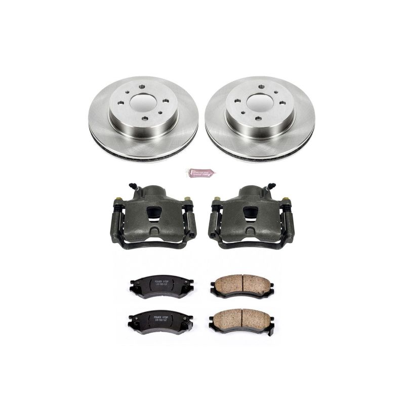 Power Stop 91-92 Saturn SC Front Autospecialty Brake Kit w/Calipers PowerStop