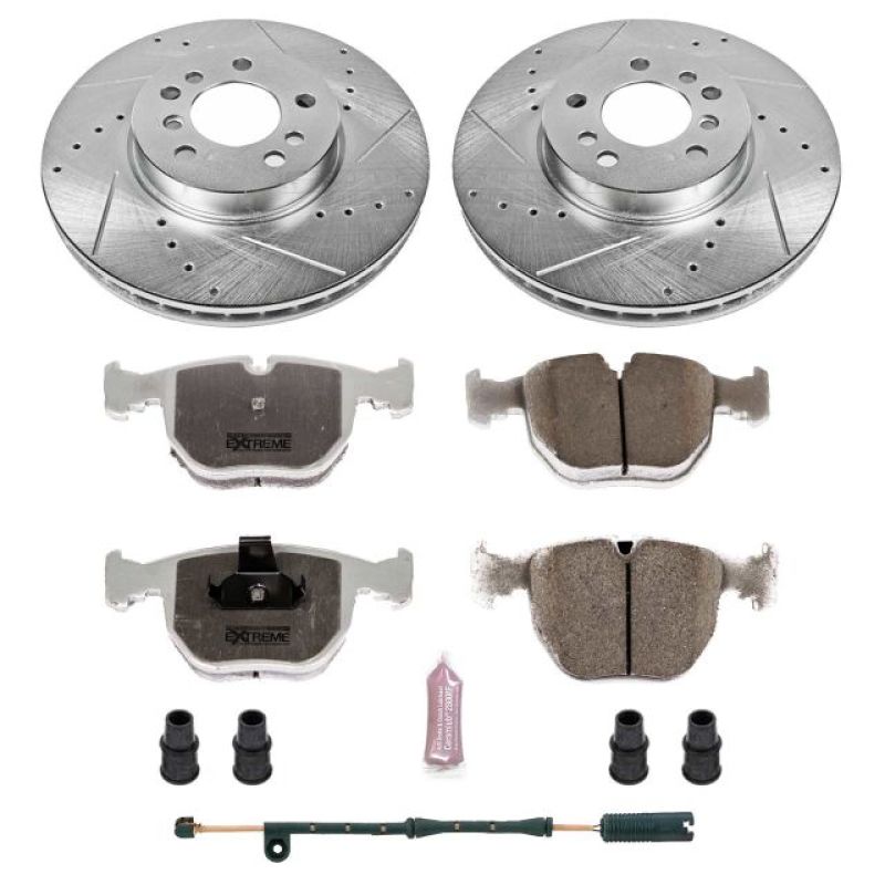 Power Stop 00-06 BMW X5 Front Z26 Street Warrior Brake Kit PowerStop