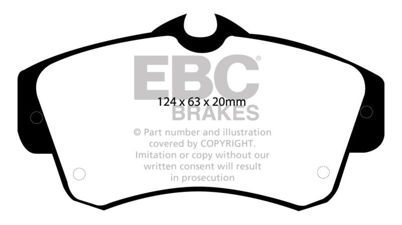 EBC YellowStuff Front Brake Pads - DP41357R EBC