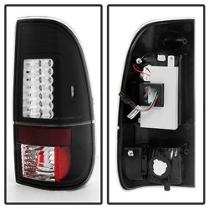 Spyder Ford F150 Styleside 97-03/F250 Version 2 LED Tail Lights Blk ALT-YD-FF15097-LED-G2-BK SPYDER