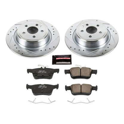 Power Stop 15-19 Ford Edge Rear Z23 Evolution Sport Brake Kit PowerStop