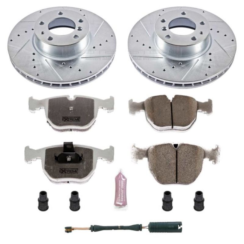Power Stop 1995 BMW 740i Front Z26 Street Warrior Brake Kit PowerStop
