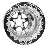 Weld Alumastar 2.0 15x10 / 5x4.5 BP / 7in. BS Black Wheel - Black Single Bead Lock MT