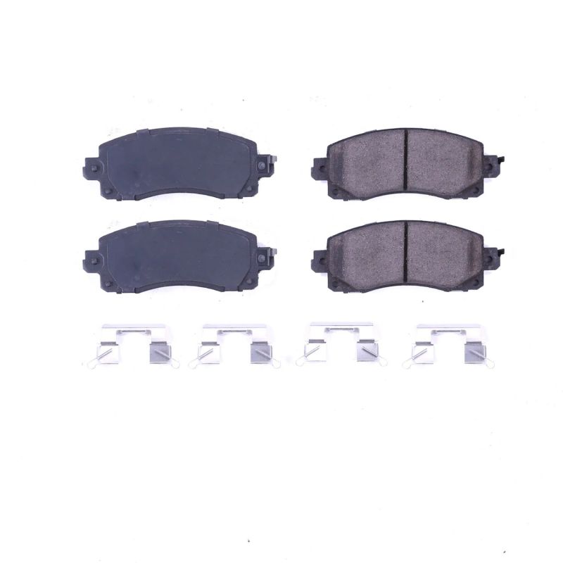 Power Stop 18-19 Subaru Crosstrek Front Z17 Evolution Ceramic Brake Pads w/Hardware PowerStop
