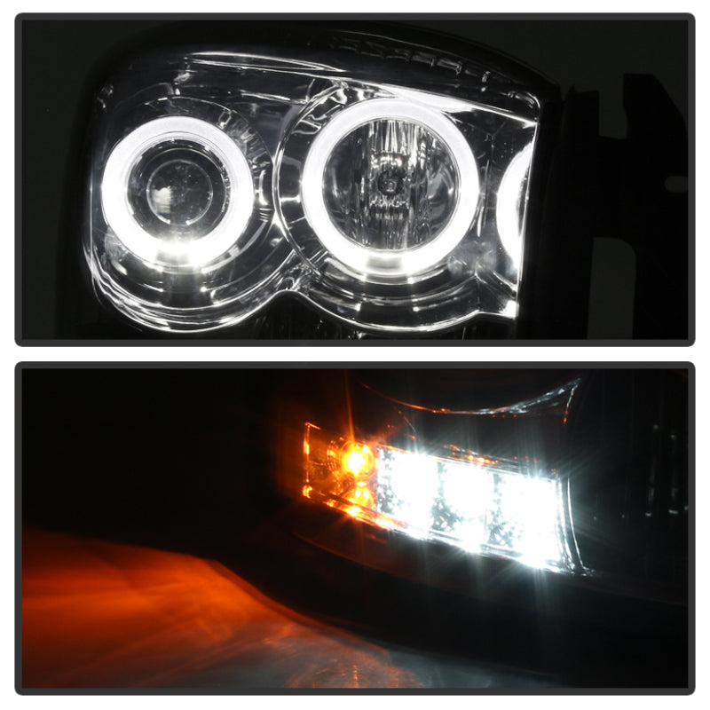Spyder Dodge Ram 1500 06-08/Ram 2500 06-09 Projector Headlights LED Halo LED Smke PRO-YD-DR06-HL-SM SPYDER