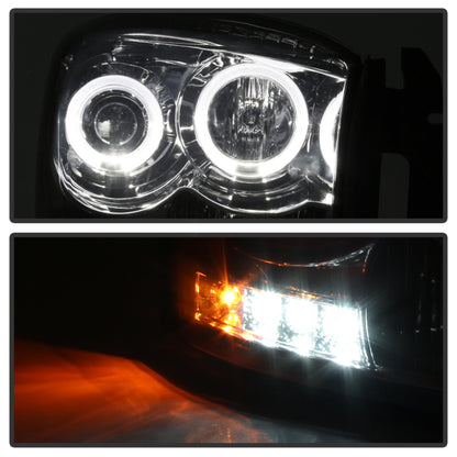 Spyder Dodge Ram 1500 06-08/Ram 2500 06-09 Projector Headlights LED Halo LED Smke PRO-YD-DR06-HL-SM SPYDER