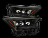 AlphaRex 880326 2024 Toyota Tacoma NOVA-Series Projector Headlights (Pair) - Alpha-Black w/Activation Light