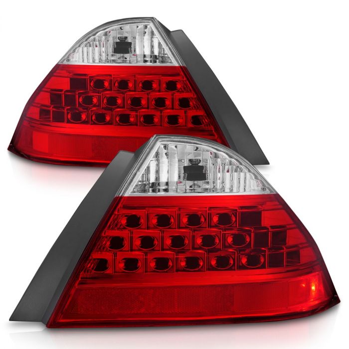 ANZO HONDA ACCORD 06-07 4DR TAIL LIGHTS RED/CLEAR - 221143