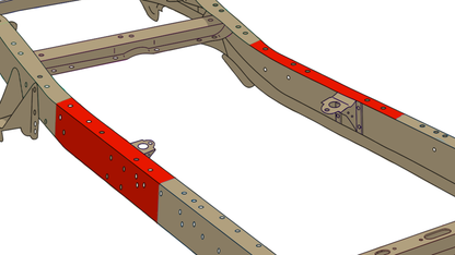 Rustbuster Center Rear Frame Section