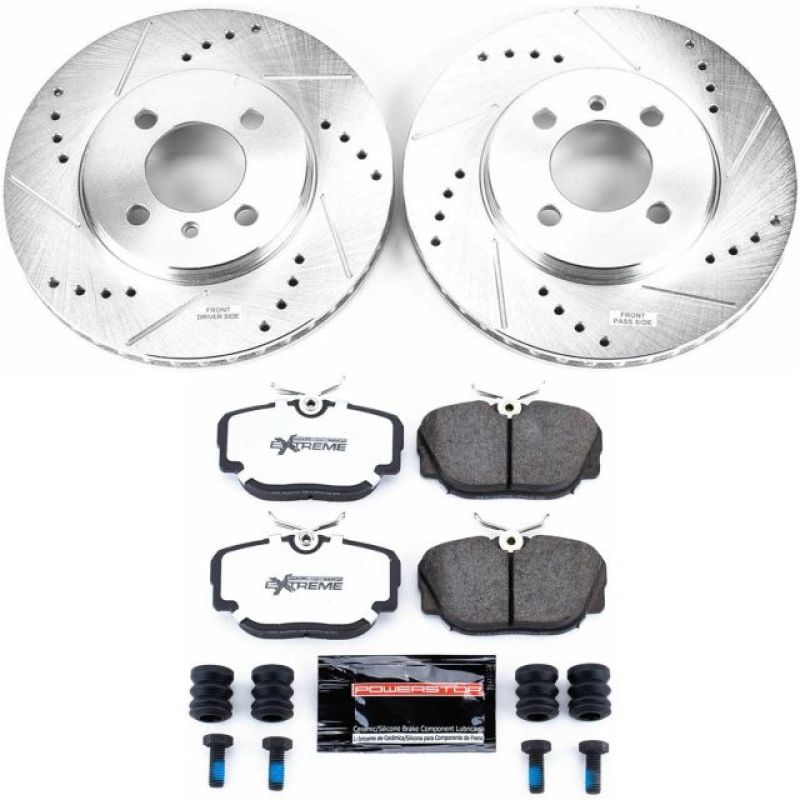 Power Stop 91-92 BMW 318i Front Z36 Truck & Tow Brake Kit PowerStop