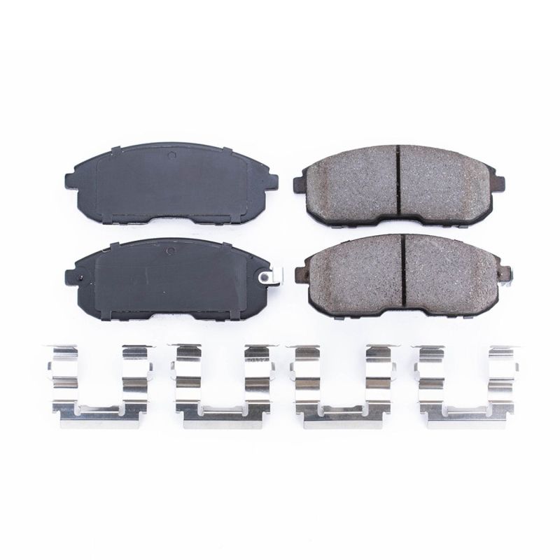 Power Stop 99-02 Infiniti G20 Front Z17 Evolution Ceramic Brake Pads w/Hardware PowerStop