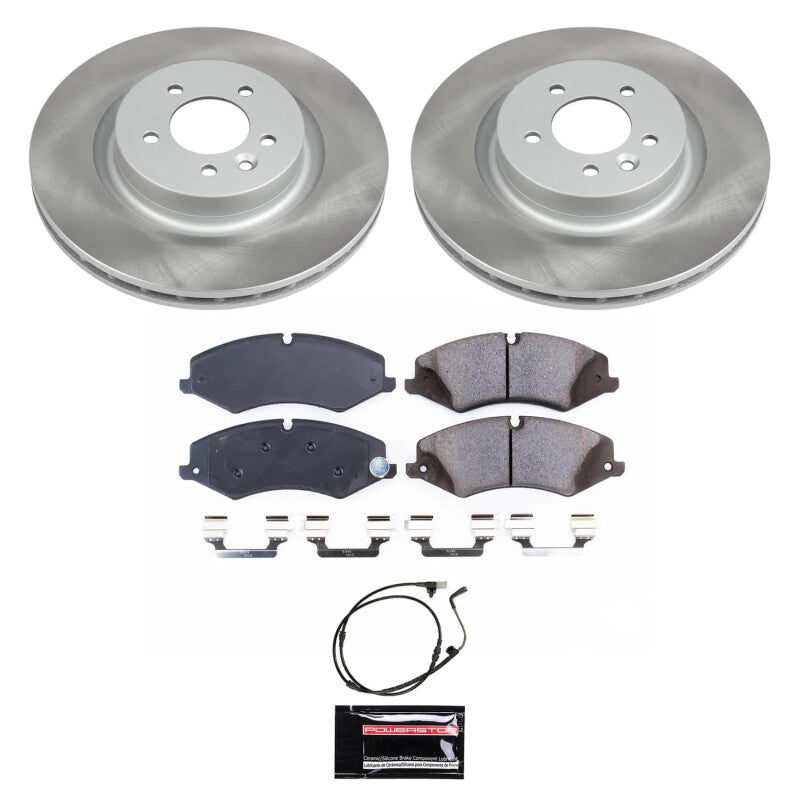 Power Stop 10-13 Land Rover Range Rover Sport Front Semi-Coated Rotor Kit PowerStop
