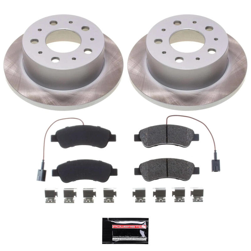 Power Stop 14-21 Ram ProMaster 3500 Rear Semi-Coated Rotor Kit PowerStop