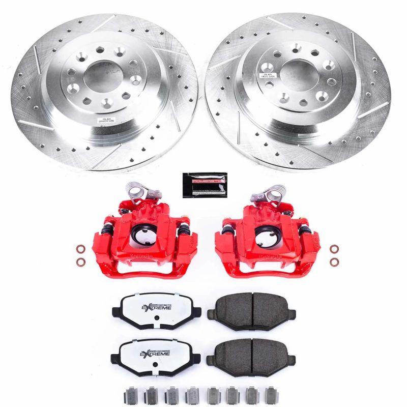 Power Stop 2009 Ford Flex Rear Z36 Truck & Tow Brake Kit w/Calipers PowerStop