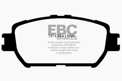 EBC Ultimax2 Front Brake Pads - UD908 EBC