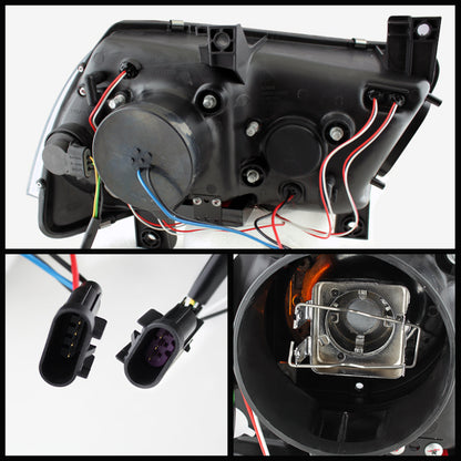 Spyder Dodge Charger 11-14 Projector Headlights Xenon/HID- Light DRL Blk PRO-YD-DCH11-LTDRL-HID-BK SPYDER