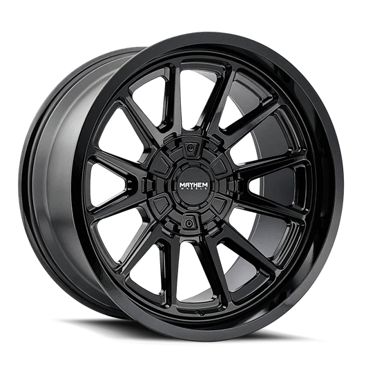 Mayhem Intrepid 116 Gloss Black 18x9 6-135/6-139.7 -12mm Offset 106mm Hub