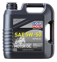 Load image into Gallery viewer, LIQUI MOLY 4L ATV 4T Motor Oil SAE 5W50