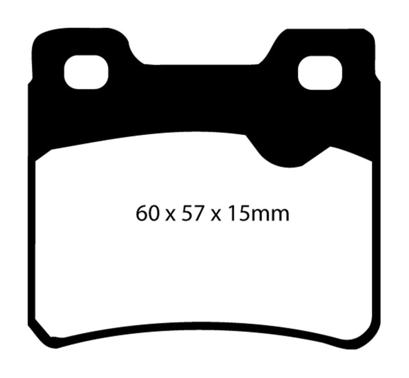 EBC YellowStuff Rear Brake Pads - DP4761R EBC