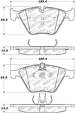 StopTech Street Disc Brake Pads - 305.09180