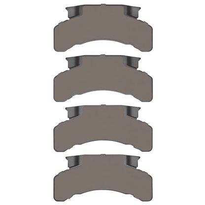 R1 Front & Rear Super Heavy Duty Brake Pads 1979-2012 Beaver Motorcoach/Blue Bird Bus & More - 2214-0224-00