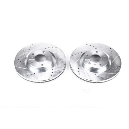 Power Stop 08-12 Infiniti EX35 Front Evolution Drilled & Slotted Rotors - Pair PowerStop