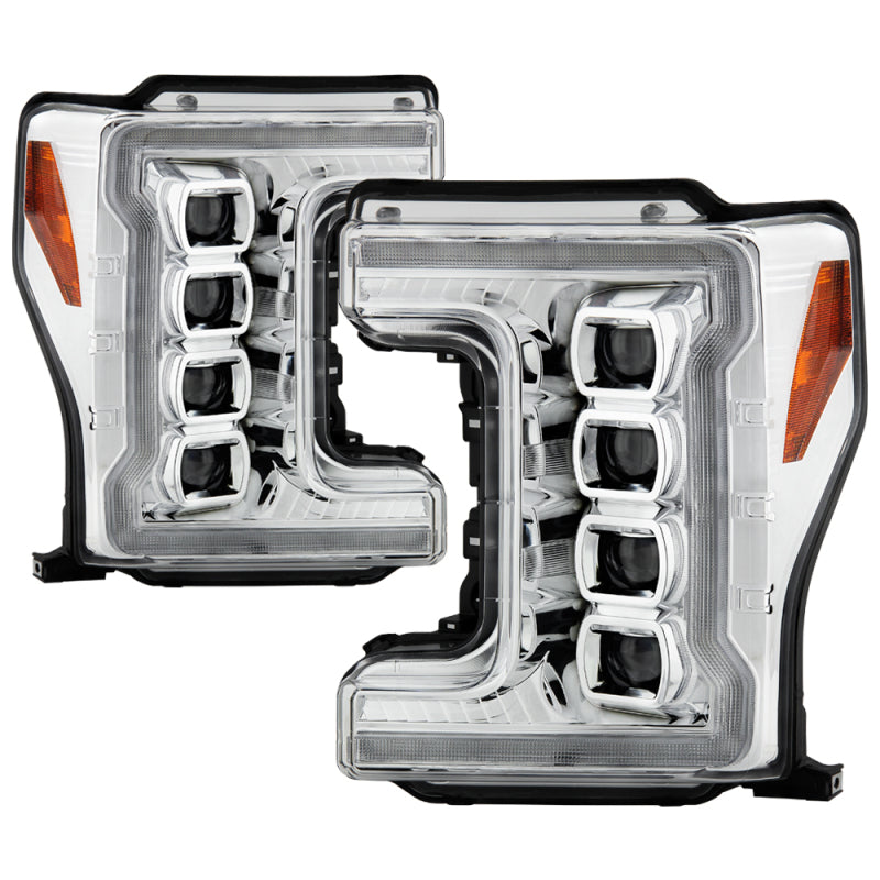 Spyder Ford F-250/F-350/F450 17-18 Full LED Headlights Black PRO-YD-FS17HALAP-SEQ-C SPYDER